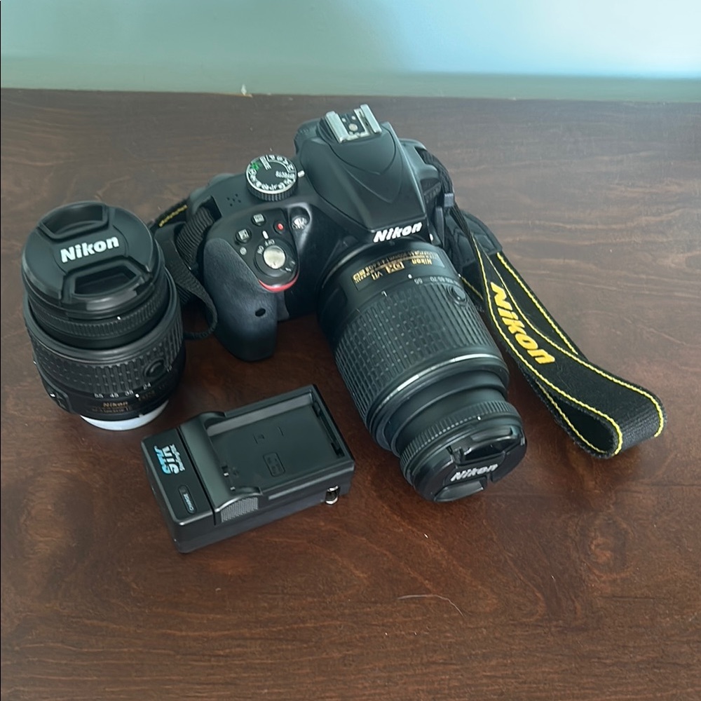 Nikon D3300 Camera with 2 Lens and Accessories